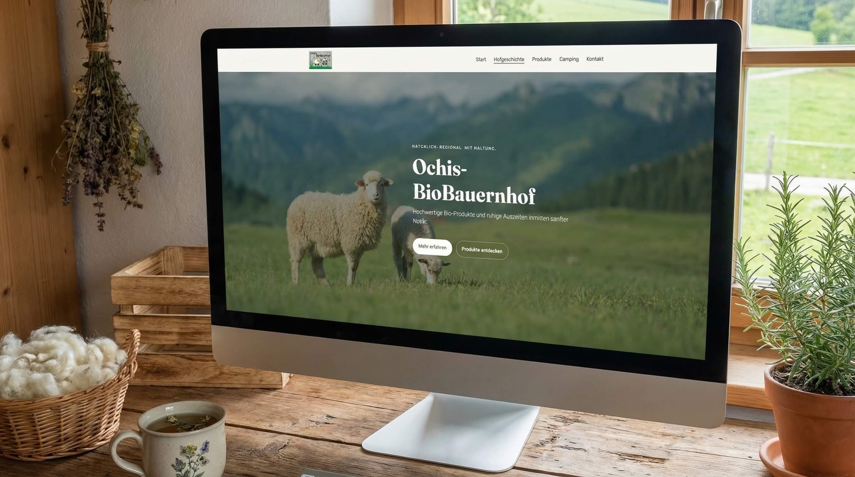 Ochi's Biobauernhof: Projektansicht